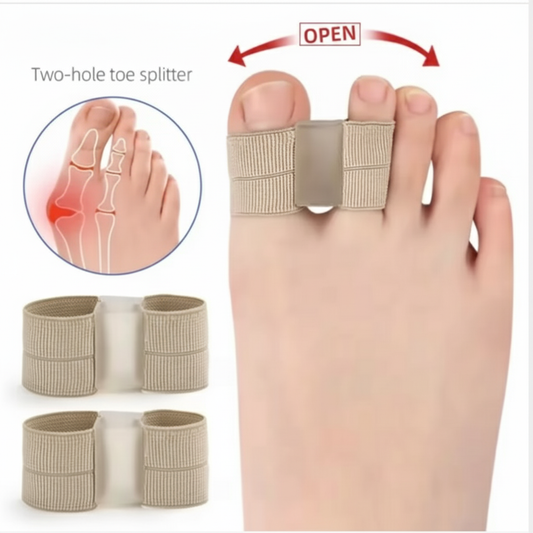 Hygear Bunion Toe Separators for Overlapping Toes Women Men, Gel Toe Spacers Bunion Corrector with 2 Loops for feet, Hammer Toe