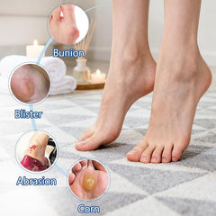 Hyggear Bunion Cushions, Bunion Pain Relief Pads for Protection Against Shoe Pressure and Friction, Self-Adhesive & Water-Resistant, Fits Shoes