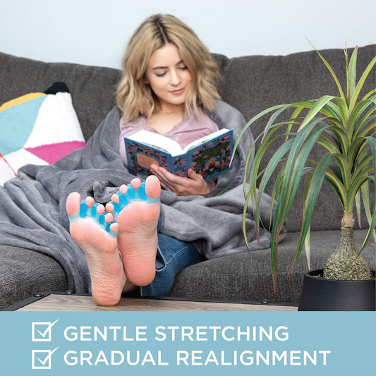 Hyggear Toe Separators - Correcting Bunions and Restoring Toes to Their Original Shape - For Men and Women - Toe Spacers Bunion Corrector